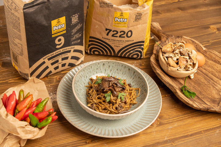 On-Demand Class: Whole wheat fettuccine with porcini mushrooms