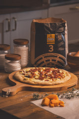On demand:  Pizza pumpkin, taleggio cheese and speck