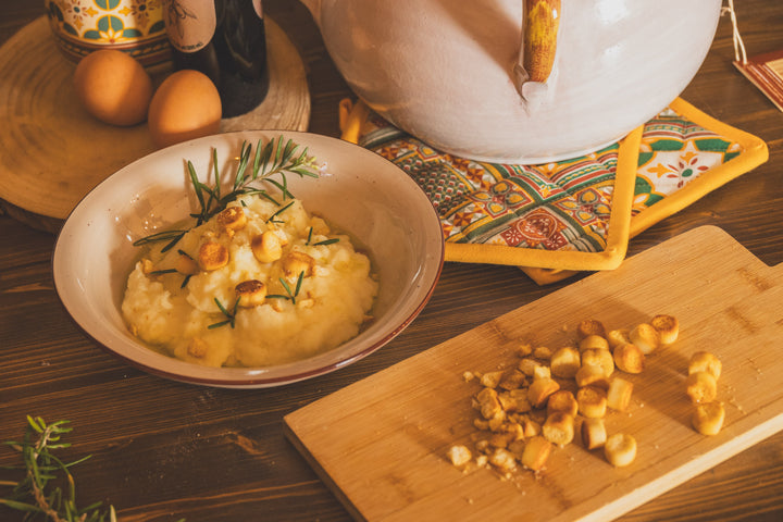 Quadrucci with leek & potatoes
