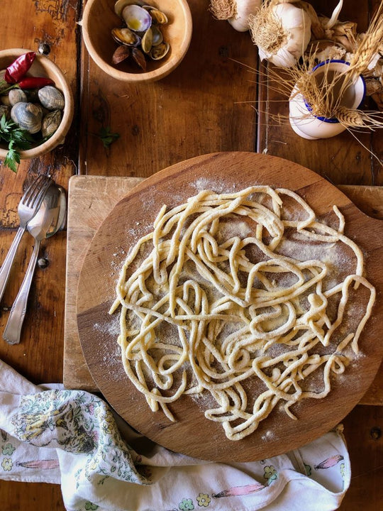 On demand: Pici with Clams