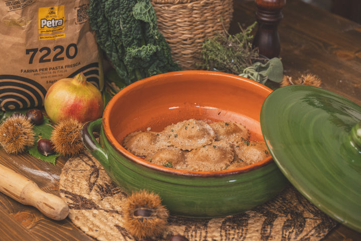 On-Demand Class: Chestnut Flour Tortelli with Black Kale and Ricotta