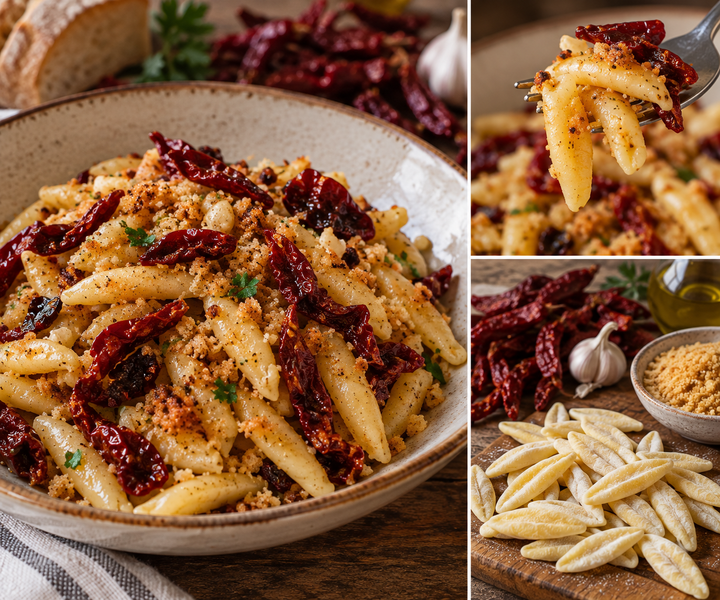 Live September Special -Strascinati with Breadcrumbs and Cruschi Peppers