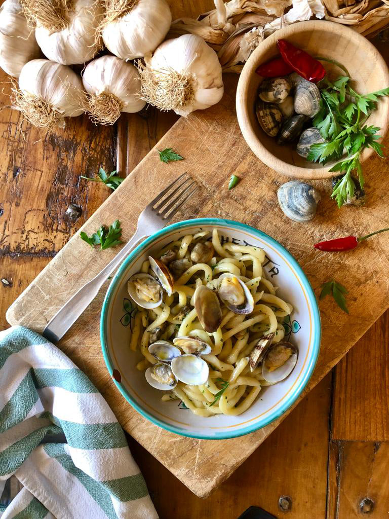 On demand: Pici with Clams