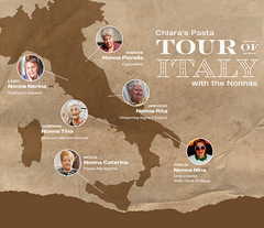 On-Demand: Chiara's Pasta Tour of Italy with the Nonnas (6 regions)