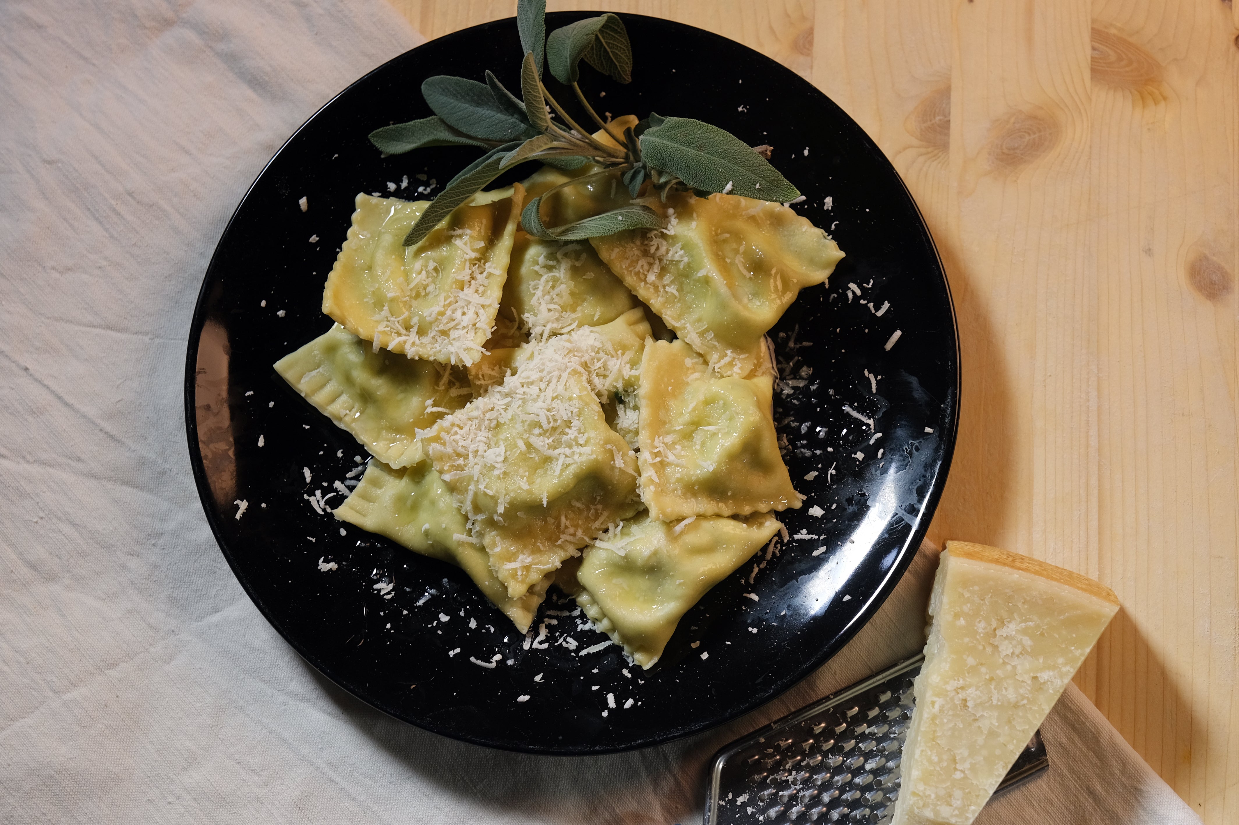 Nonna Rina Ravioli Ricotta Ravioli with ricotta and spinach with Nonna Nerina and Family (Wednesd ...