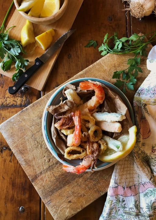 JULY Menu: Vitello tonnato, Pici with clams, Fried Calamari and Tiramisu!!