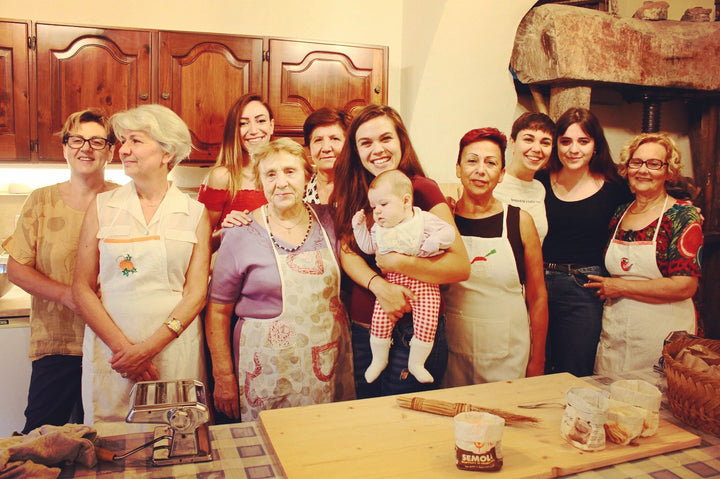 Ravioli with ricotta and spinach with Nonna Nerina and Family (Wednesday)